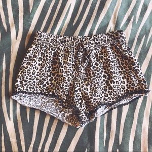 donated! 🚫 leopard lounge shorts 🐆